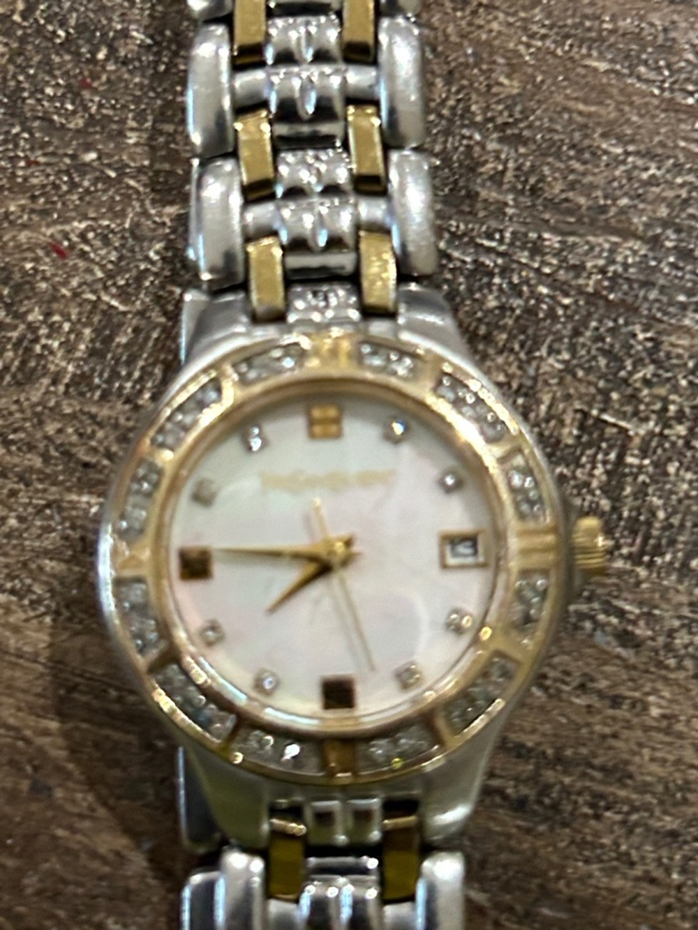 Yves Saint Laurent Two-Tone Gold & Silver Women's Bracelet Watch - Picture 2 of 6
